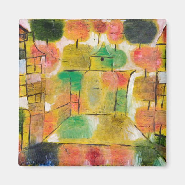 Paul Klee architecture Magnet (Framsidan)