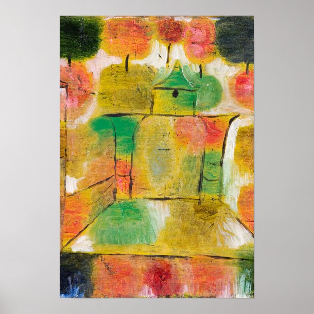 Paul Klee architecture Poster (Framsidan)