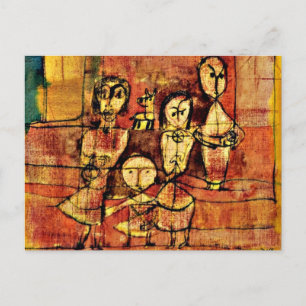 Paul Klee Art: Barn och Hund Vykort
