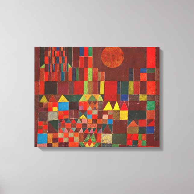 Paul Klee Art Canvastryck (Framsida)