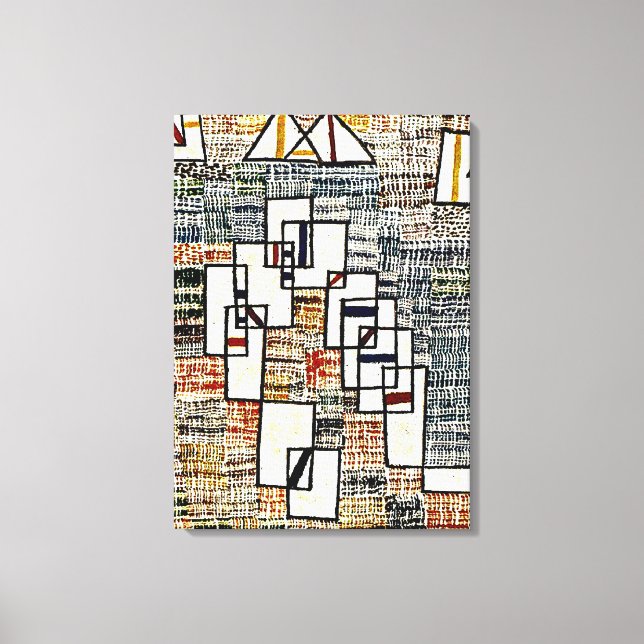 Paul Klee art - Cote de Provence Canvastryck (Framsida)