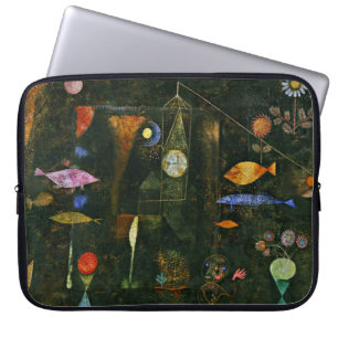Paul Klee art: Fiskmagi, berömd Klee-målning Laptop Fodral