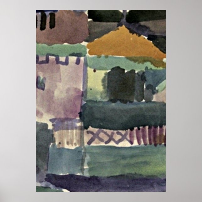 Paul Klee art: i St. Germain Poster (Framsidan)