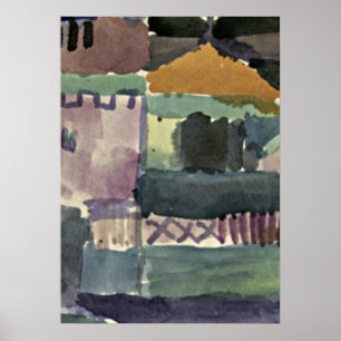 Paul Klee art: i St. Germain Poster