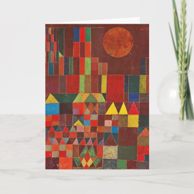Paul Klee Art Kort (Framsida)
