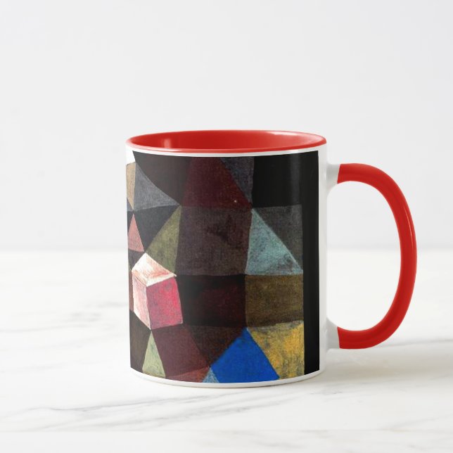 Paul Klee art: Kristallint liggande Mugg (Höger)