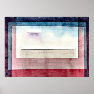 Paul Klee art: Resten, målning av Paul Klee Poster