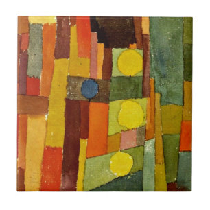 Paul Klee art: Stil i Kairouan Kakelplatta