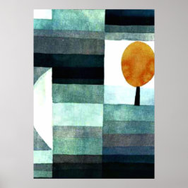 Paul Klee art: The Messenger of Autumn Poster