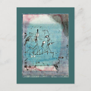 Paul Klee art: Twittering Maskin Vykort