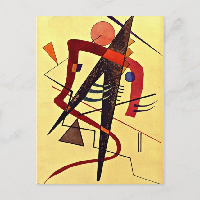 Paul Klee art: Varm Vykort (Framsida)