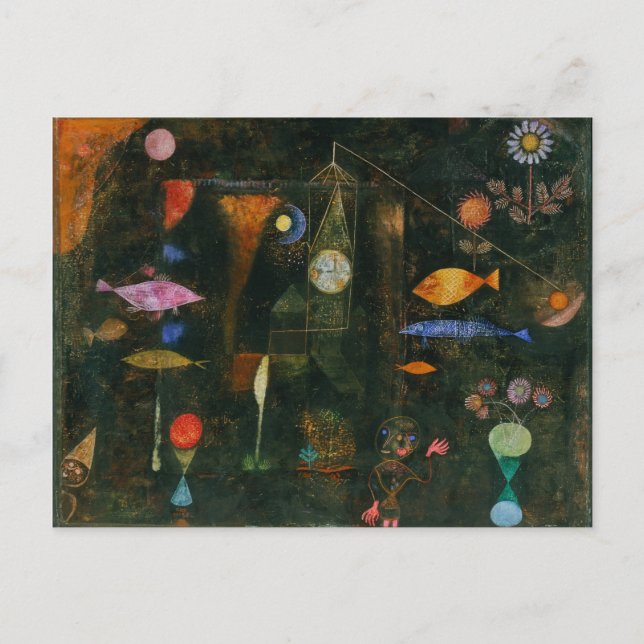 Paul Klee Art Vykort (Framsida)