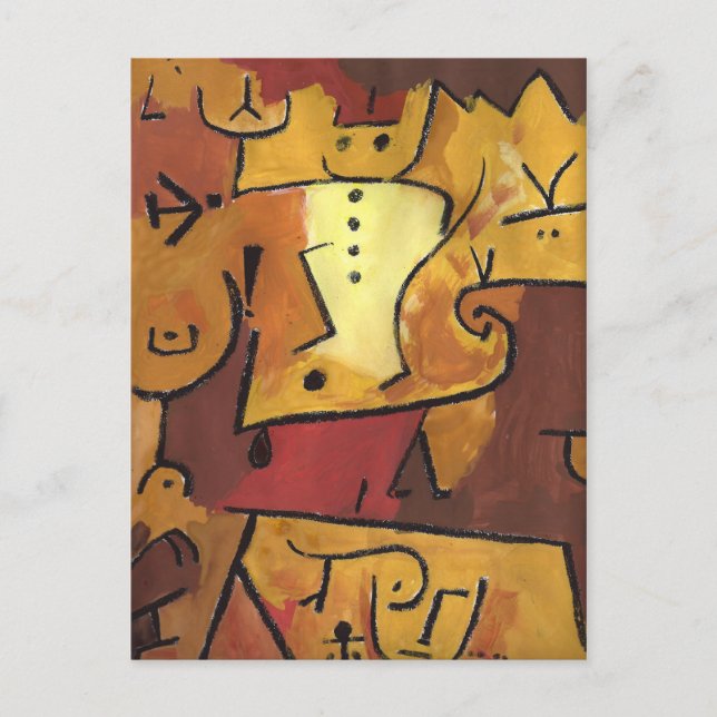 Paul Klee Art Vykort (Framsida)