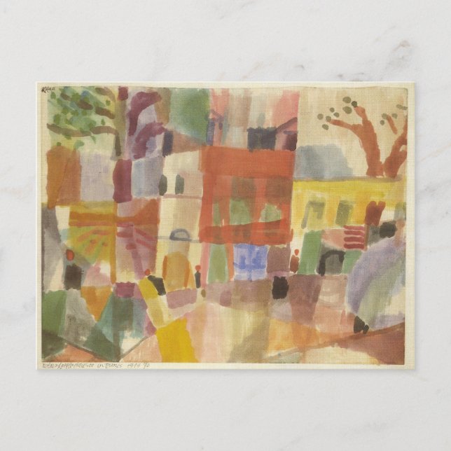 Paul Klee Art Vykort (Framsida)