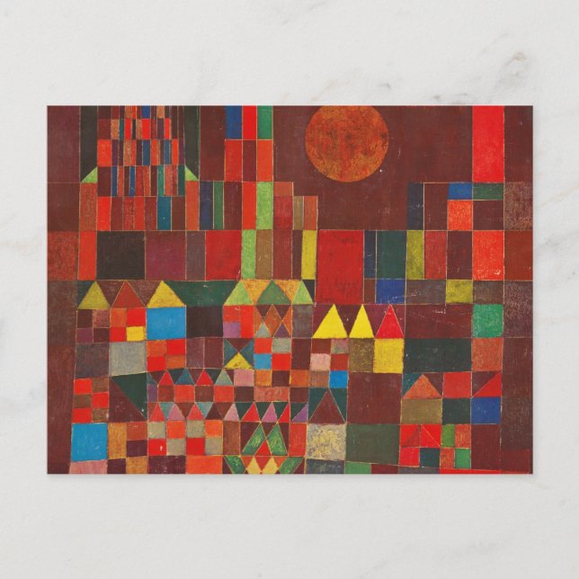 Paul Klee Art Vykort (Framsida)