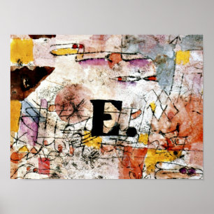 Paul Klee art - Waterfowl - Anka, 1919 Poster