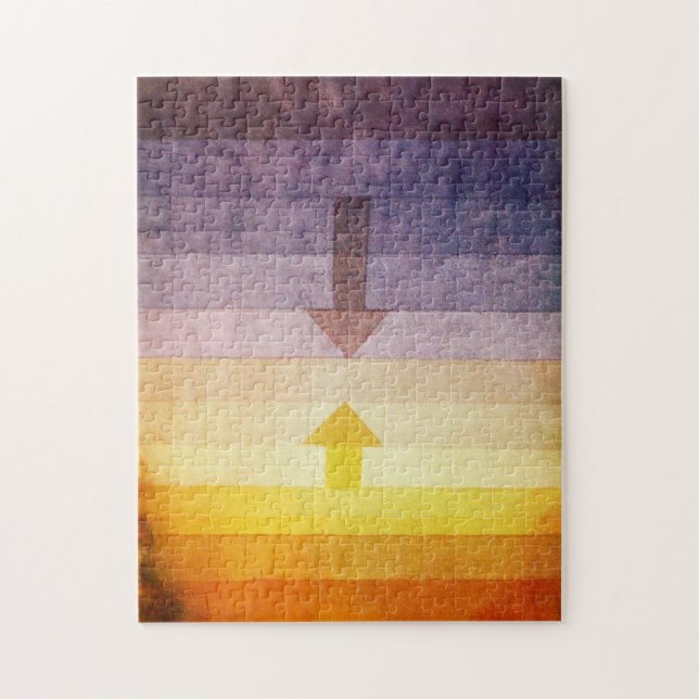 Paul Klee avskiljande i aftonpussel Pussel (Vertikal)