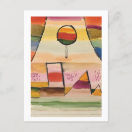 Paul Klee, "Balloon in the Window", 1929 Vykort