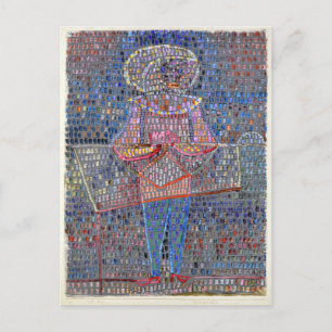 Paul Klee Boy i Finare Dress Vykort
