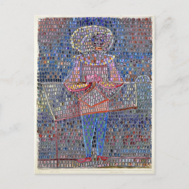 Paul Klee Boy i Finare Dress Vykort (Framsida)