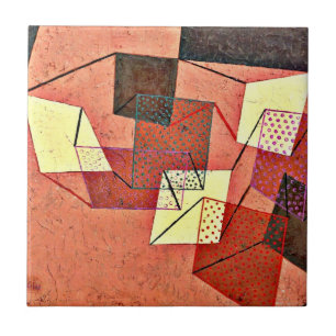 Paul Klee - Braced Yta (1930) Kakelplatta