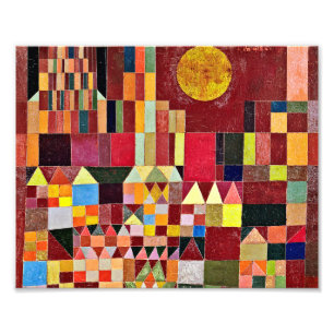 Paul Klee - Castle och Sol Fototryck