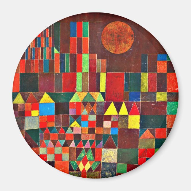 Paul Klee - Castle och Sol Magnet (Framsidan)