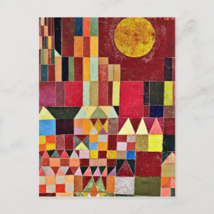 Paul Klee - Castle och Sol Vykort