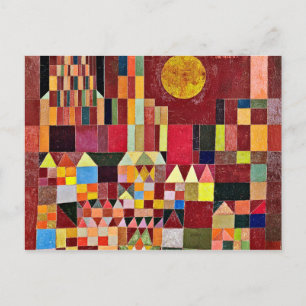 Paul Klee - Castle och Sol Vykort