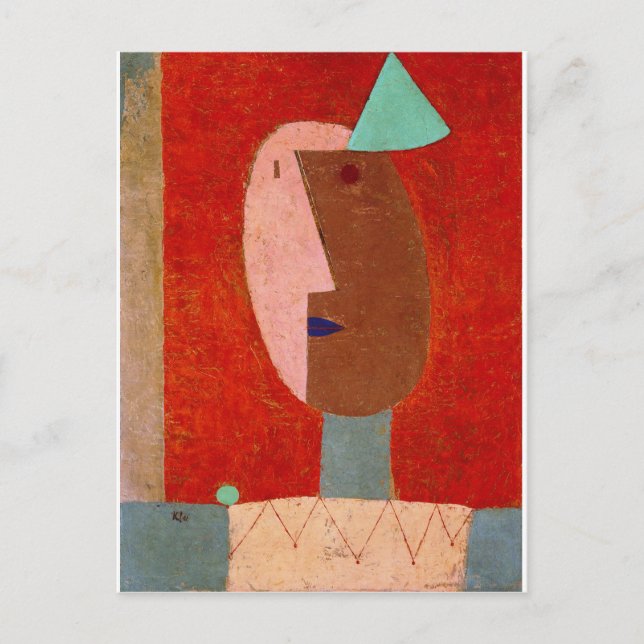 Paul Klee - Clown Vykort (Framsida)
