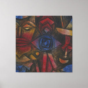 Paul Klee Collection of Figurines Canvastryck