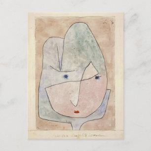 Paul Klee - Den här blomman önskemål att tona ut Vykort