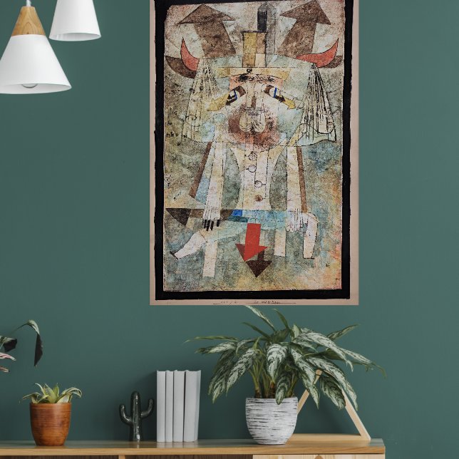 Paul Klee - Den vilda mannen, Poster (Vardagsrum 1)
