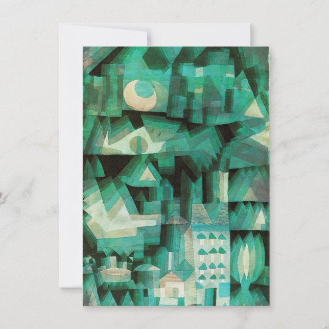 Paul Klee Dream City-inbjudningar Inbjudningar (Framsida)