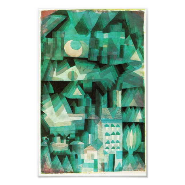 Paul Klee Dream City Print Fototryck (Framsidan)