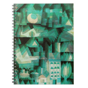 Paul Klee dröm- stadsanteckningsbok Anteckningsbok Med Spiral