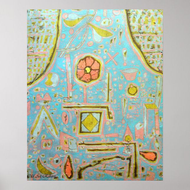 Paul Klee Efflorescence Poster (Framsidan)
