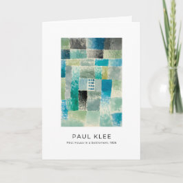 Paul Klee, färgfull modern Abstrakt Art Kort