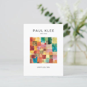 Paul Klee, Färgrik modern abstrakt konst vykort