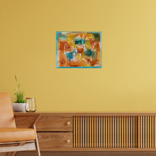 Paul Klee, Fasad Brun-Grön, Poster