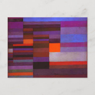 Paul Klee Fire i kvällens vykort