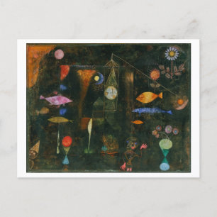 Paul Klee, "Fish Magic", 1925 Vykort
