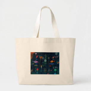Paul Klee Fish Magic Abstrakt Målning Grafisk Kons Jumbo Tygkasse