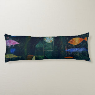 Paul Klee Fish Magic Abstrakt Målning Grafisk Kons Kroppskudde