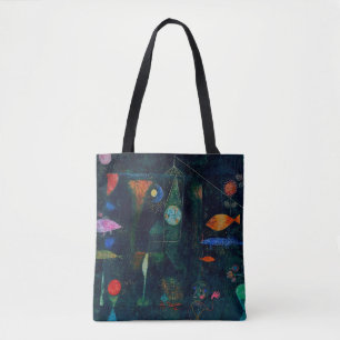 Paul Klee Fish Magic Abstrakt Målning Grafisk Kons Tygkasse
