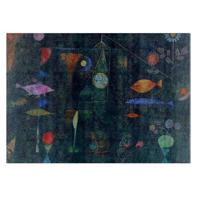 Paul Klee Fish Magic Abstrakt Painting Graphic Art (Framsidan)