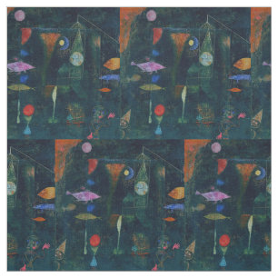 Paul Klee Fish Magic Abstrakt Painting Graphic Art Tyg