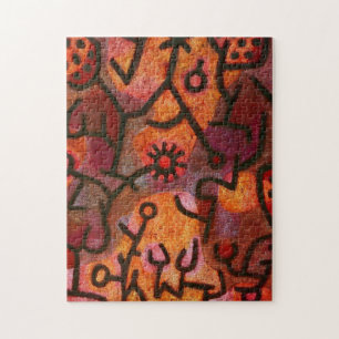 Paul Klee Flora di Roccia Förbrylla Pussel