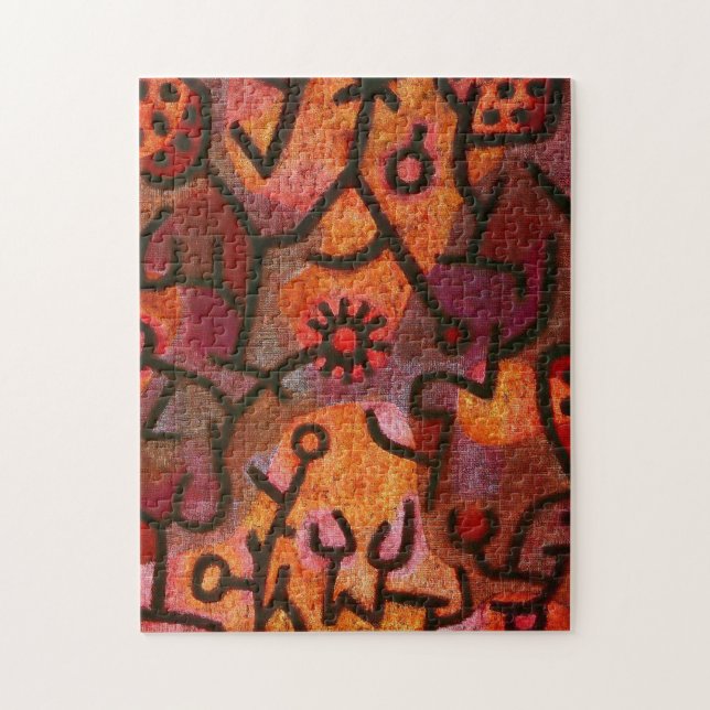 Paul Klee Flora di Roccia Förbrylla Pussel (Vertikal)