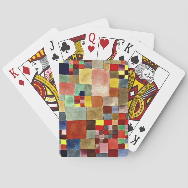 Paul Klee - Flora on Sand Casinokort (Baksidan)